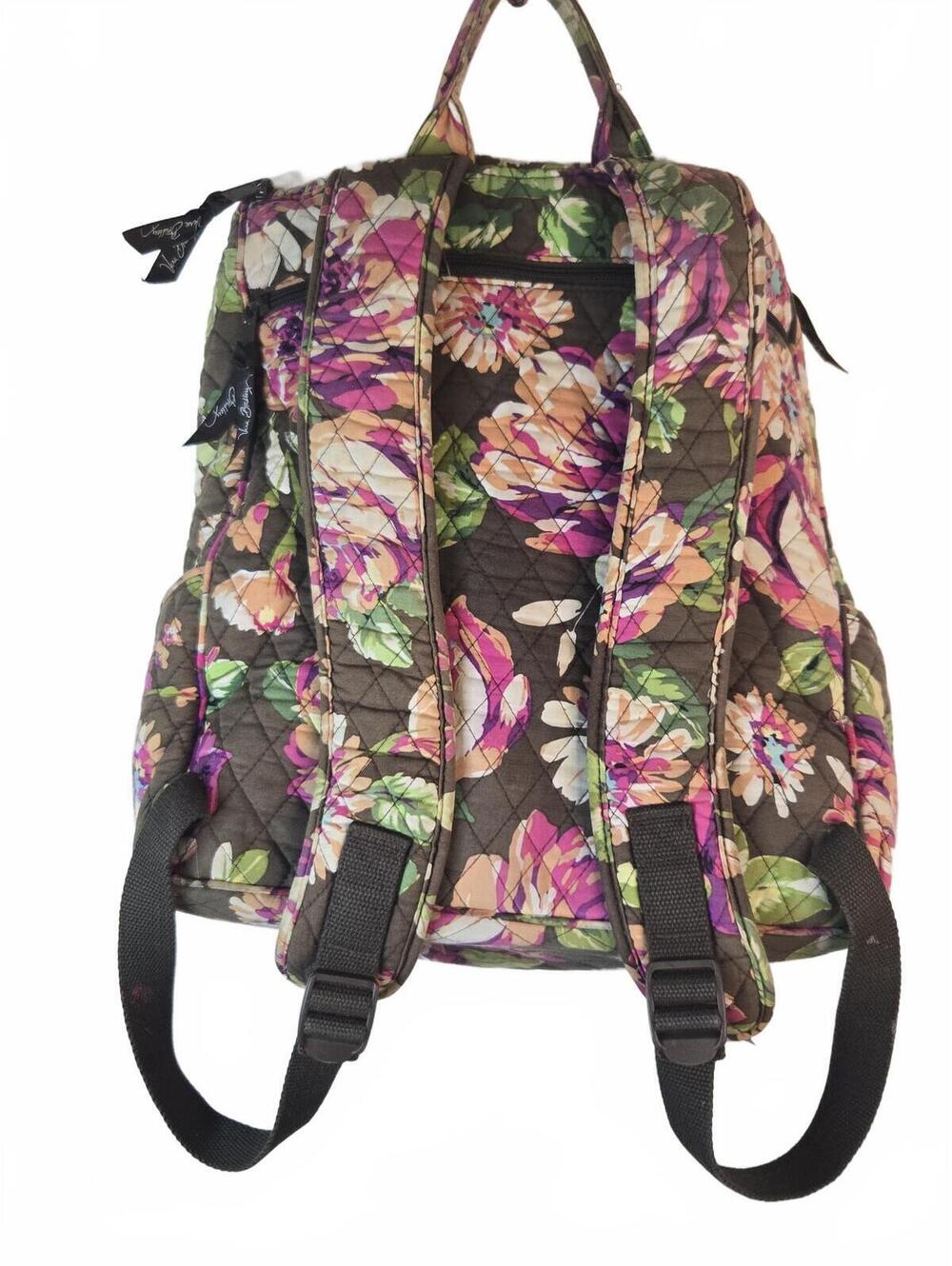 Vera Bradley Quilted Floral Backpack - Picture 5 of 9
